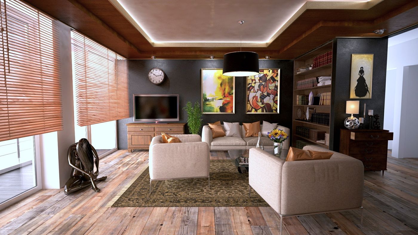 TV panel wall
